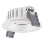 Ledvance LED-Spot Air Fix Aluminium Weiß 6W 480lm 36D - 927 Extra Warmweiß | Ausschnitt 68mm - IP65 - Höchste Farbwiedergabe - Dimmbar
