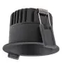 Ledvance LED-Spot Dunkellight Aluminium Schwarz 8W 640lm 36D - 927 Extra Warmweiß | Ausschnitt 68mm - IP44 - Höchste Farbwiedergabe - Dimmbar