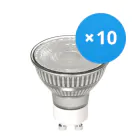 Mehrfachpackung 10x LED-Spot GU10 PAR16 3W 230lm 36D - 827 | Dimmbar - Ersatz für 35W