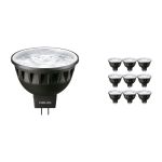 Lot 10x Philips Master LED Spot GU5.3 MR16 6.7W 420lm 36D - 927 Blanc Très Chaud | Meilleur rendu des couleurs - Dimmable - Équivalent 35W