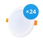 Lot 24x Spot encastrable LED 18W 1620lm 120D - 840  | Remplacement 2x18W
