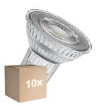 Lot 10x Ledvance LED PAR16 GU10 Réflecteur 7W 575lm 60D - 940 Blanc Froid | Meilleur Rendu De Couleur - Dimmable - Remplacement 80W
