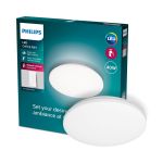 Philips LED Plafonnier Izso Blanc 40W 4300lm - 827-865 Accordable Blanc | Dimmable - Télécommande