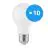 Lot 10x LED ampoule E27 Poire Dépolie 4.9W 470lm - 830  | Remplacement 40W